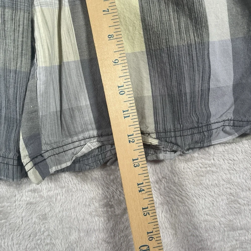Vintage 90s OP Ocean Pacific Shorts 34 Men's Yellow/Gray Plaid Skater Grunge Y2K